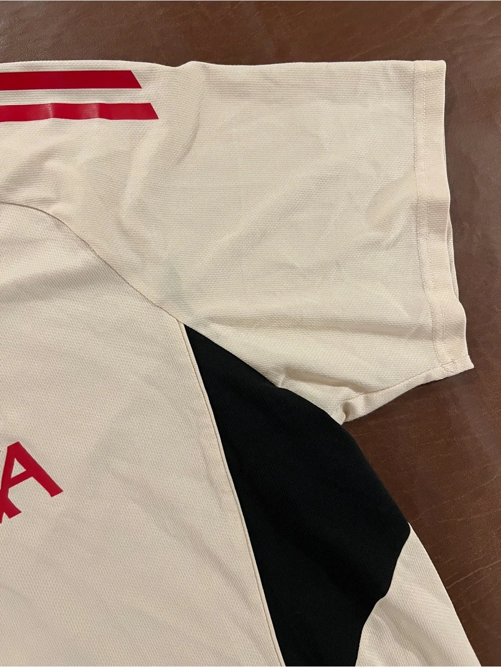 Adidas Liverpool FC Tiro 25 Competition Polo Shirt Cream JV6551 Mens Size 2XL